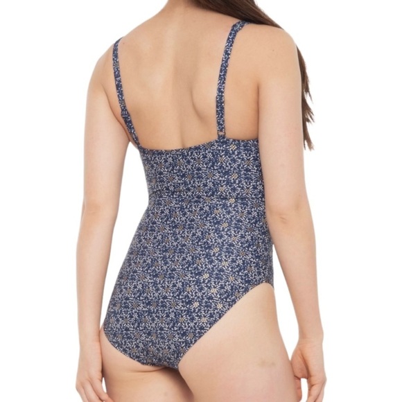 Niptuck Swim Joanna Nautical Foil Tummy Slimming One Piece Swim Suit - Picture 3 of 9